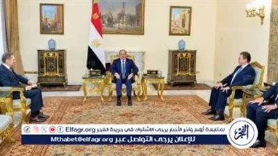 عاجل- الرئيس السيسي يؤكد أهمية تثبيت اتفاق وقف إطلاق النار في غزة وتنفيذ المرحلة الثانية