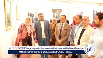 نائب رئيس جامعة أسيوط يفتتح معرض فني تحت عنوان تسابيح بكلية الفنون الجميلة 