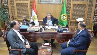 محافظ الدقهلية يستقبل وكيل وزارة الري الجديد