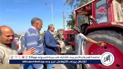 محافظ قنا يضبط جرارًا مخالفًا يسحب 4 مقطورات محملة بالقصب ويشدد على تكثيف المتابعة ورصد المخالفين