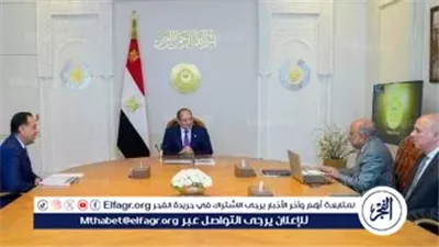 عاجل- الرئيس السيسي يترأس اجتماعًا لمتابعة خطة العمل لتأمين التغذية الكهربائية الصيف المقبل