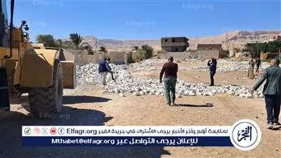 إزالة 45 حالة تعدي واسترداد 7 آلاف متر بقرية المحروسة بقنا