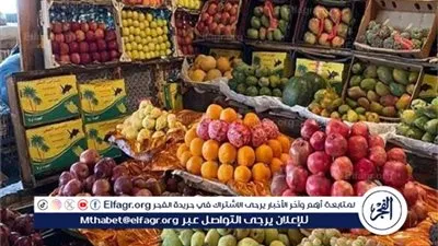 اسعار الفاكهه اليوم الإثنين 16فبراير 2026 فى اسواق المنيا 