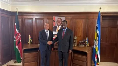 وزير الخارجية يلتقي نظيره الكيني لبحث تعزيز الشراكة الاستراتيجية والتعاون الثنائي