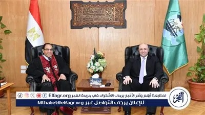 محافظ الفيوم يستقبل وفد الطائفة الإنجيلية للتهنئة بتجديد ثقة القيادة السياسية