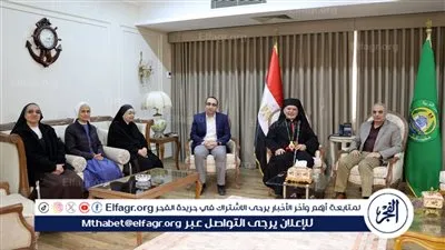 محافظ الإسماعيلية يستقبل ممثلي الكنائس بالمحافظة للتهنئة بمنصبه الجديد