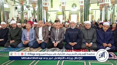 محافظ أسيوط يشهد احتفال مديرية الأوقاف بذكرى العاشر من رمضان بمسجد ناصر بحى شرق 