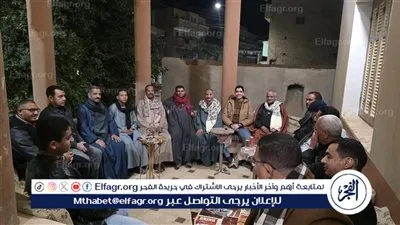 السهرات الرمضانية..موروث عائلي تزين بة دواوير العائلات بـ«شندويل » فى سوهاج