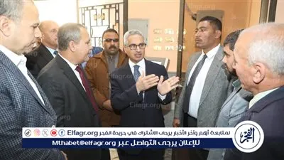محافظ بني سويف يتفقد المركز التكنولوجي بإهناسيا لمتابعة ملف التصالح