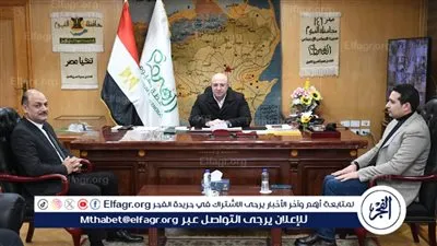 محافظ الفيوم يستقبل وفد مجلس نقابة المحامين للتهنئة بتجديد ثقة القيادة السياسية
