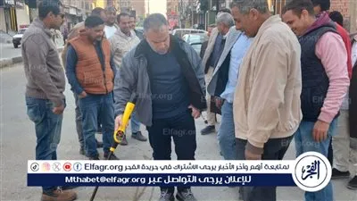 جولة ميدانية لرئيس مياه الفيوم لمتابعة مسار خط طرد الصرف الصحي بأبشواي