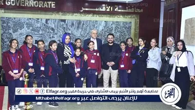 محافظ الأقصر يلتقى طلاب مدرسة فيوتشر الدولية بالطود للتهنئة بتجديد الثقة وحلول رمضان