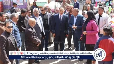 محافظ سوهاج يتفقد أعمال الرصف بمحيط مستشفى سوهاج العام 