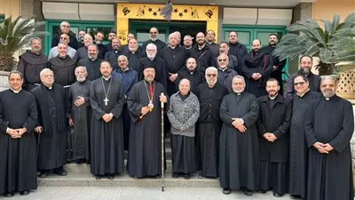 غبطة البطريرك الأنبا إبراهيم إسحق يترأس اللقاء الدوري لكهنة الإيبارشيّة البطريركية