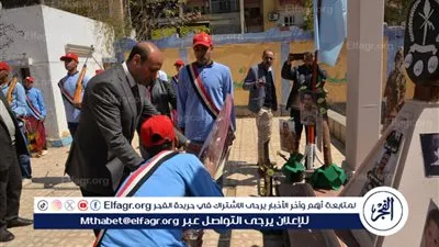 محافظ أسيوط يضع إكليلًا من الزهور على النصب التذكاري بمدرسة ناصر العسكرية بمناسبة يوم الشهيد