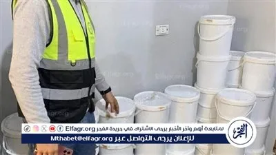 ضبط طن ونصف طحينة وعسل اسود مجهولة المصدر فى الغربية (صور)