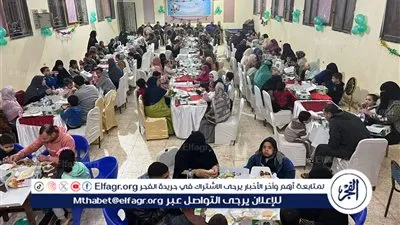 إفطار رمضاني يجمع 250 من ذوي الهمم والأيتام بمركز شباب إهناسيا في بني سويف (صور) 