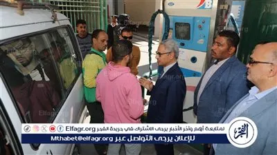 محافظ بني سويف يتفقد مواقف السيارات ومحطات الوقود ومستودعات البوتجاز