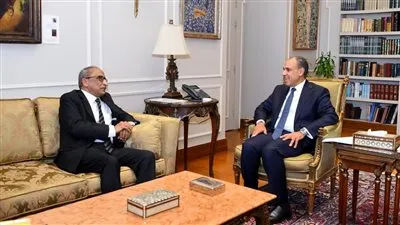 وزير الخارجية يستقبل أمين عام مجلس الوحدة الاقتصادية العربية