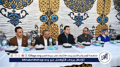 نائب محافظ الفيوم يشارك 450 صائمًا بحفل الإفطار السنوي لمؤسسة 