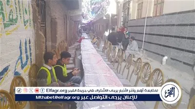 سيدة قبطية تنظم مائدة إفطار جماعى لأهل أبوتيج لاول مرة فى أسيوط