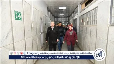 محافظ الفيوم ومدير الأمن يتفقدان مصابي حادث انفجار أسطوانة بوتاجاز بالمستشفى العام