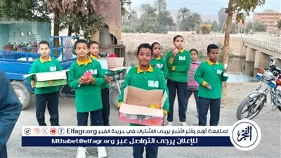 «بلح وعصير وفوانيس».. تلاميذ مدرسة الشيخ الأمير المجتمعية يطلقوا مبادرة « إفطار صائم» بالأقصر