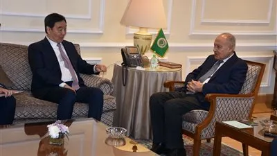 أبو الغيط يلتقي مبعوث الحكومة الصينية الخاص للشرق الأوسط