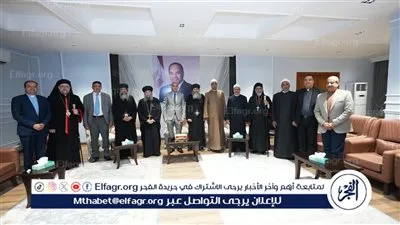 محافظ أسيوط يستقبل قيادات الدين الإسلامي والمسيحي لتبادل التهنئة بحلول عيد الفطر المبارك