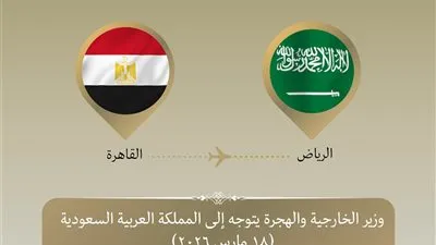 وزير الخارجية يتوجه إلى الرياض للمشاركة في الاجتماع الوزاري التشاوري للدول العربية والإسلامية