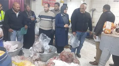 ضبط 5.5 طن لحوم فاسدة داخل منشأة غير مرخصة بالخانكة