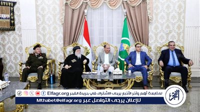 محافظ المنيا يستقبل المهنئين بعيد الفطر المبارك بديوان عام المحافظة