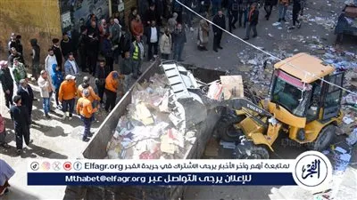 محافظ الإسكندرية يقود حملة على بؤر فرز المخلفات العشوائية 