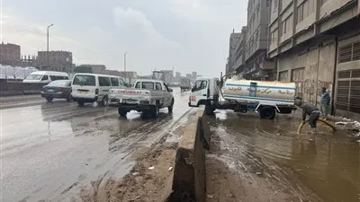 القليوبية تشهد أمطارًا غزيرة والمحافظة تعلن حالة الطوارئ للتعامل الفوري