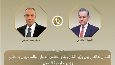 وزيرا خارجية مصر والصين يبحثان تطورات التصعيد في المنطقة 