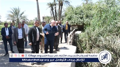 وزير الري ومحافظ الفيوم يتفقدان حالة المنظومة المائية بالمحافظة وأعمال تأهيل ترعة البرنس ومسقى الجفادة