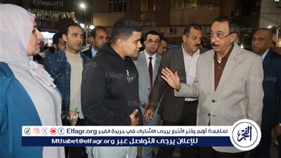 محافظ سوهاج: رفع جميع الإشغالات بالجولة المسائية 