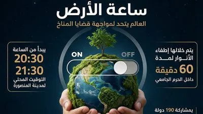 لدعم استدامة الكوكب.. مصر تشارك بإطفاء الأنوار في المعالم الأثرية خلال المبادرة العالمية 