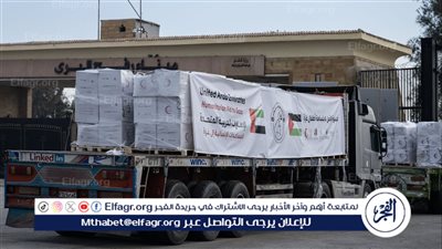 وكالة الإمارات للمساعدات تدعم غزة بعبور قافلة دوائية جديدة إلى غزة عبر معبر كرم أبو سالم