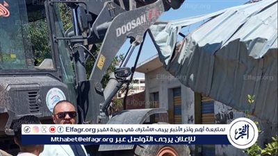 إزالة 85 محل عشوائي في سوق الجملة بالإسماعيلية