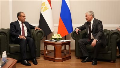وزير الخارجية يلتقي رئيس مجلس الدوما الروسي لتعزيز التعاون الثنائي 