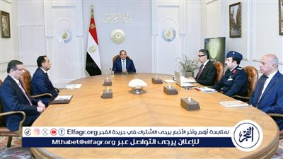 عاجل ـ السيسي يوجه بضبط الأسعار وزيادة الإنتاج وتعزيز المخزون الاستراتيجي لتحقيق الاكتفاء الذاتي
