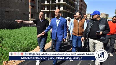 محافظ أسيوط يتفقد رصف محيط مزلقان المعلمين 