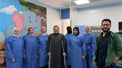 جامعة المنصورة: استخراج جسم غريب من الشعب الهوائية لطفل باستخدام المنظار الشعبي بمستشفى الأطفال