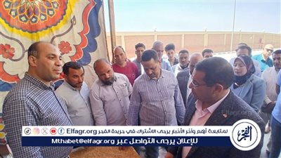 سكرتير عام المحافظة المساعد يتفقد عددًا من المحال التجارية للتأكد من جودة المعروض من السلع واستقرار الأسعار