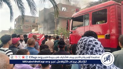 إصابة سيدة وابنتها في حريق شقة سكنية بالقناطر الخيرية والسيطرة على النيران