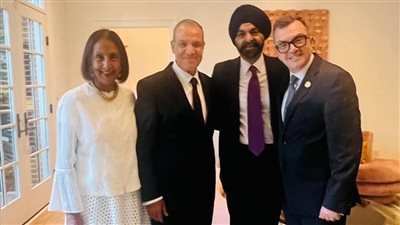 وزير الخارجية يلتقي رئيس مجموعة البنك الدولي