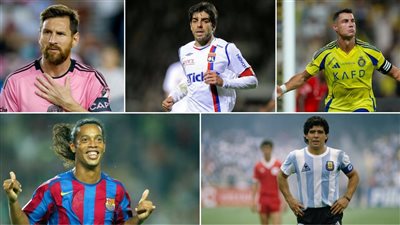 10 أساطير صنعوا المجد من الركلات الحرة في تاريخ الساحرة المستديرة