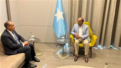 وزير الخارجية يلتقي الرئيس الصومالي ويؤكد مواصلة دعم مصر للصومال وتعزيز الشراكة الاستراتيجية بين البلدين