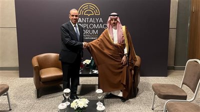 مشاورات مصرية سعودية على هامش منتدى أنطاليا الدبلوماسي